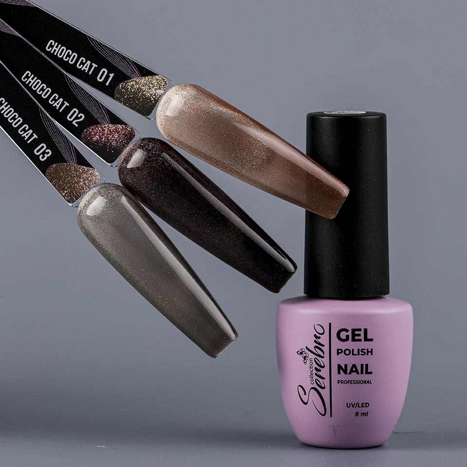 Коллекция Кошачий глаз "Сhoco cat" ТМ "Serebro"