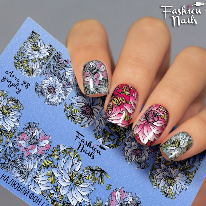 Fashion Nails Слайдер-дизайн AEROgraphy №28