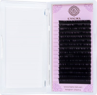 Черные ресницы Enigma, 16 линий, микс 7-14 M 0.07