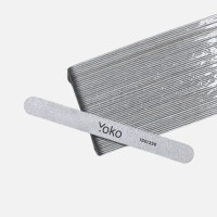 Yoko Одноразовая пилка на деревяной основе, 13.2 см, 150/220 (50 шт)