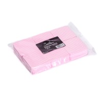 Serebro, Безворсовые салфетки с перфорацией, цвет розовый, 300 шт