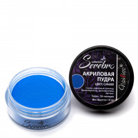 Акриловая пудра "Serebro collection", цвет синий (брутто 10 гр)