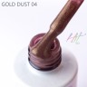 HIT gel, Гель-лак "Gold dust" №04, 9 мл