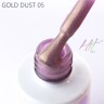 HIT gel, Гель-лак "Gold dust" №05, 9 мл