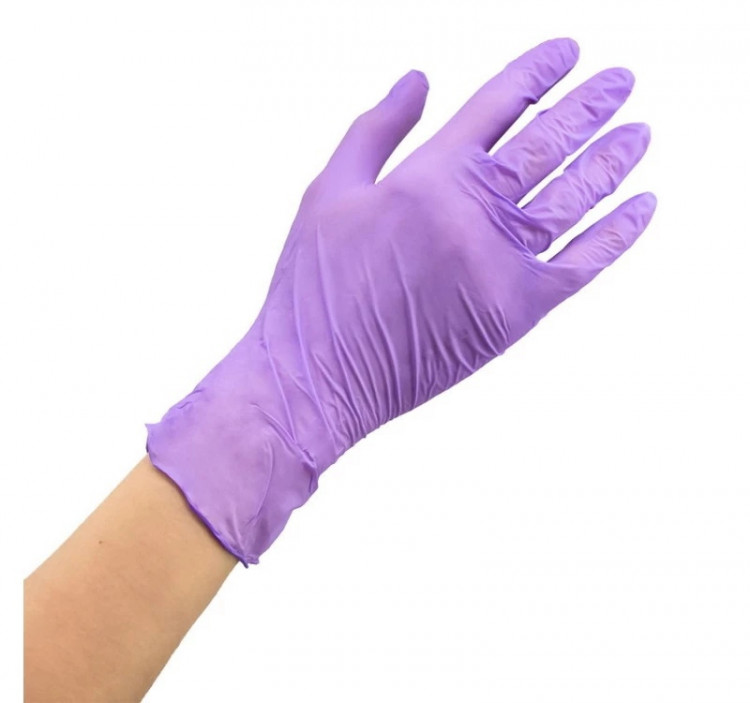 MediOk Перчатки одноразовые нитриловые Пурпурные, размер M (100 шт)