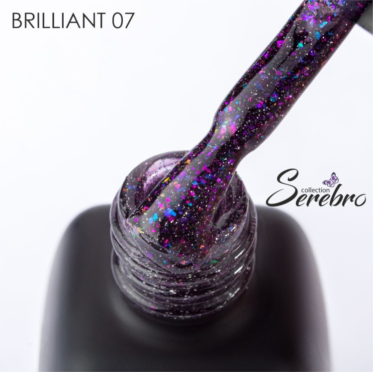 Serebro, Гель-лак "Brilliant" №07, 11 мл