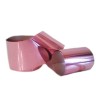 Фольга в нарезке (2*20 см), нежно-розовый однотонный