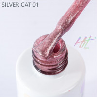 Гель-лак Silver cat №01 ТМ "HIT gel", 9 мл