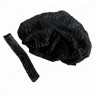 SAF&TY Шапочка нетканая "Шарлотта", черная (100 шт. в пакете)