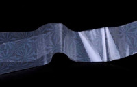 Фольга для эффекта "Битое стекло", прозрачная, 1 метр(лучи)