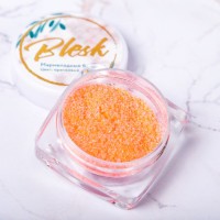 Blesk, Дизайн для ногтей "Мармеладные блестки", цвет оранжевый