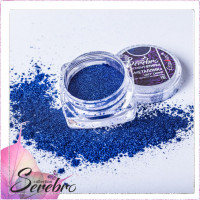 Serebro, Пигмент-втирка "Металлик", цвет синий, 0,3 г.