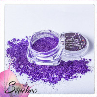 Serebro, Пигмент-втирка "Металлик", цвет фиолетовый, 0,3 г.