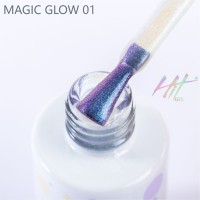 HIT gel, Гель-лак "Magic glow" №01, 9 мл