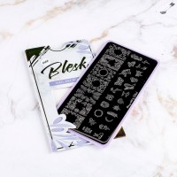 Blesk, Пластина для стемпинга №064, 6*12 см