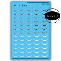 MilliArt Nails Слайдер-дизайн Металл MTL-206