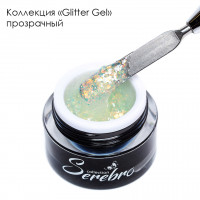 Гель-лак Glitter-gel "Serebro collection" (прозрачный голографик), 5 мл