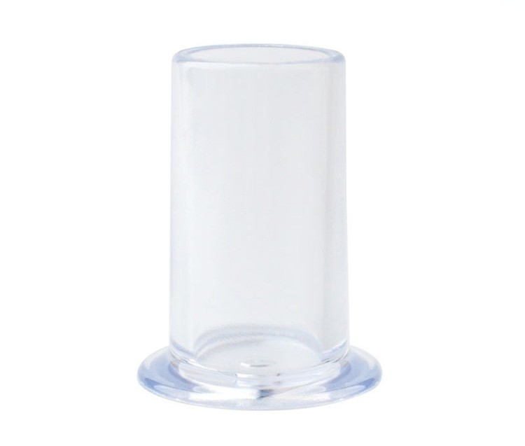Круглый пластиковый стаканчик для инструментов (прозрачный)