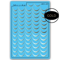 MilliArt Nails Слайдер-дизайн Металл MTL-207