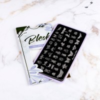 Blesk, Пластина для стемпинга №066, 6*12 см