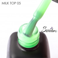 Serebro, Молочный топ без липкого слоя "Milk top" для гель-лака №05, 11 мл