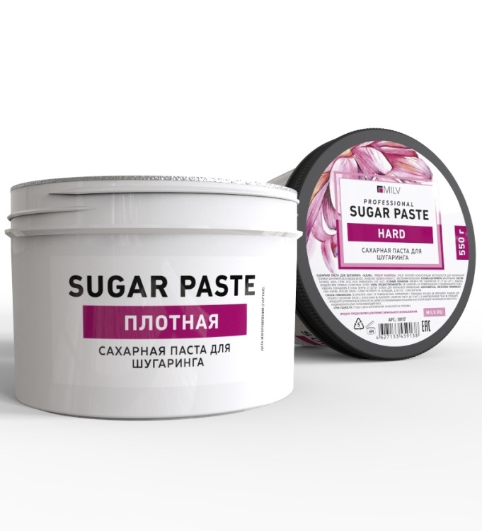 Milv Сахарная паста для шугаринга «Sugar». 550 гр. ПЛОТНАЯ