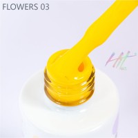HIT gel, Гель-лак "Flowers" №03, 9 мл