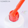 HIT gel, Гель-лак "Flowers" №04, 9 мл
