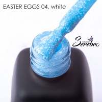 Гель-лак Easter eggs "Serebro collection" №04, white ,11 мл