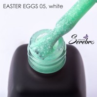 Гель-лак Easter eggs "Serebro collection" №05, white ,11 мл