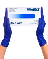 NitriMax Перчатки одноразовые нитриловые Фиолетовые, размер S (100 шт)
