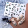 Fashion Nails Слайдер-дизайн цветной 3D (167)