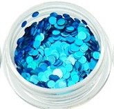 Пайетки круглые - камифубуки 1,8 мм (голубой)