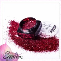Serebro, Дизайн для ногтей "Магия блеска", коллекция RED №05