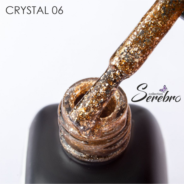 Serebro, Гель-лак "Crystal" №06, 11 мл