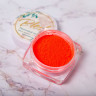Blesk, Дизайн для ногтей "Неоновый пигмент", цвет красно-оранжевый