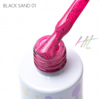 HIT gel, Гель-лак "Black sand" №01, 9 мл