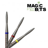 Magic Bits Алмазное пламя 1.8 мм КРУГЛЫЙ кончик (Натуральный алмаз) (Абразивность: Средне-мягкая)