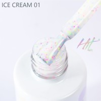 Гель-лак Ice cream №01 ТМ "HIT gel", 9 мл