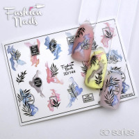 Слайдер-дизайн Fashion Nails, цветной 3D (144)