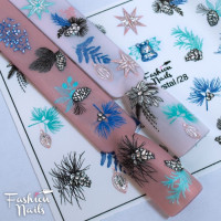 Fashion Nails Слайдер-дизайн 3D Crystal (28)
