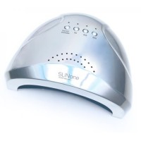 Лампа LED+UV 2в1 SUN one, 48W (серебряный перламутр)