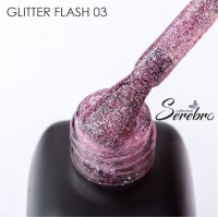 Гель-лак светоотражающий Glitter flash "Serebro collection" №03, 11 мл