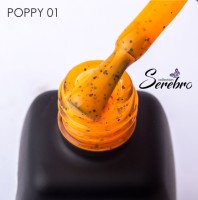 Serebro, Гель-лак "Poppy" №01, 11 мл