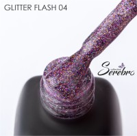 Гель-лак светоотражающий Glitter flash "Serebro collection" №04, 11 мл