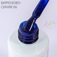 Гель-лак №06 Blue ТМ "HIT gel", 9 мл