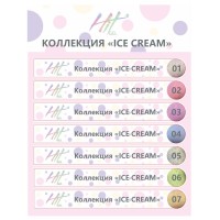 Hit gel, Наклейки на типсы Коллекция "Ice cream"