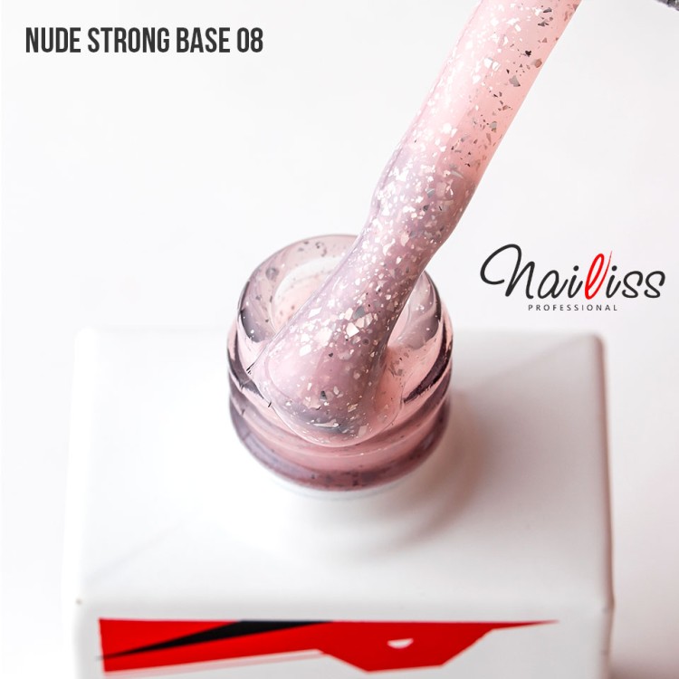 Nailiss, Nude strong base №08, 9 мл