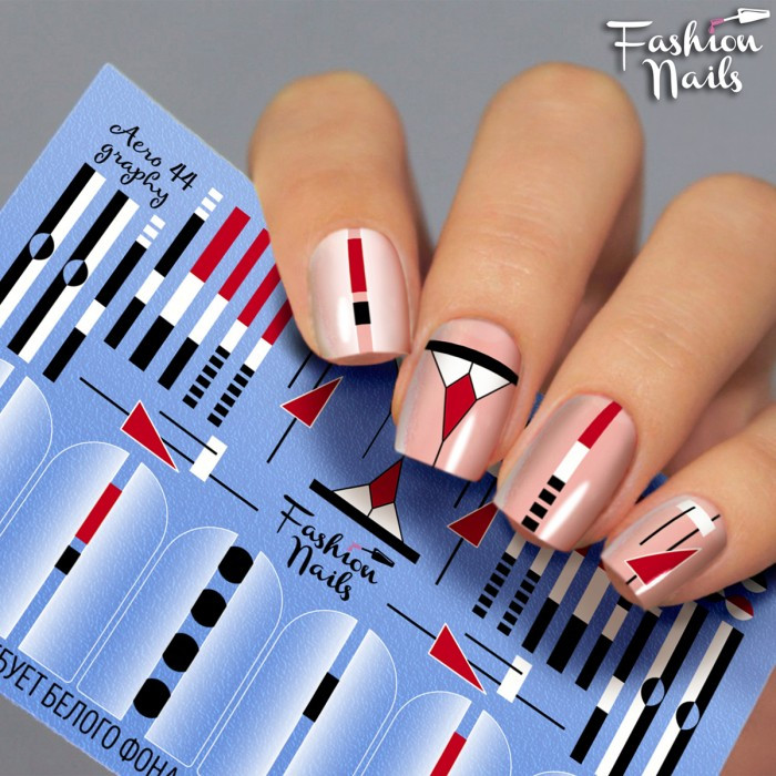 Fashion Nails Слайдер-дизайн AEROgraphy №44