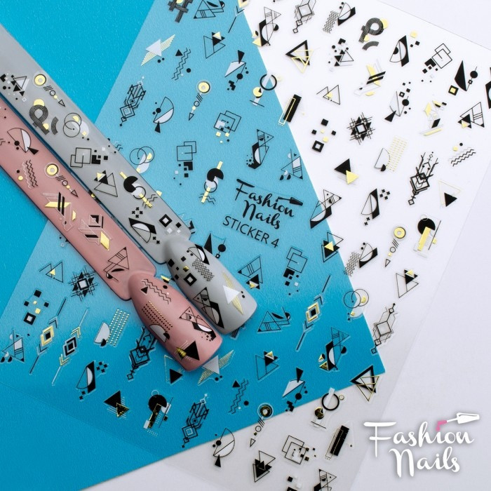 Fashion Nails Наклейка для ногтей Sticker 04